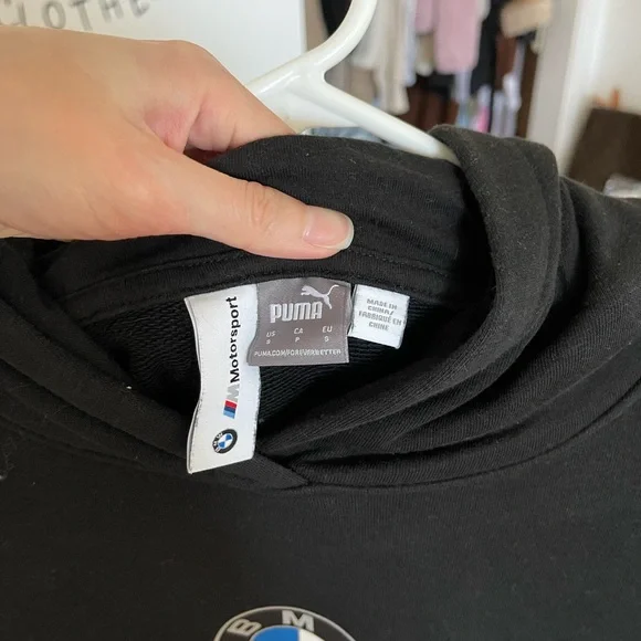 Puma BMW M Motorsport cropped Hoodie - Picture 4 of 4